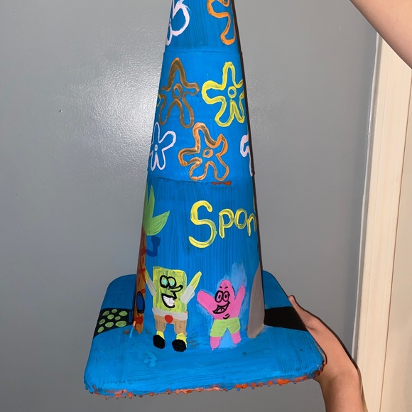 Accents Vintage Spongebob Squarepants Traffic Cone Poshmark